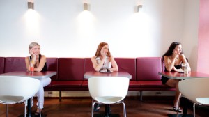 Can we please have more stock images of women looking happy when they are eating alone?